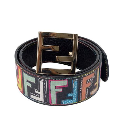 fendi material belt|fendi belt colorful.